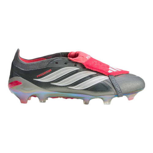 Predator Elite FG Fold-Over Tongue - Grey/White/Red