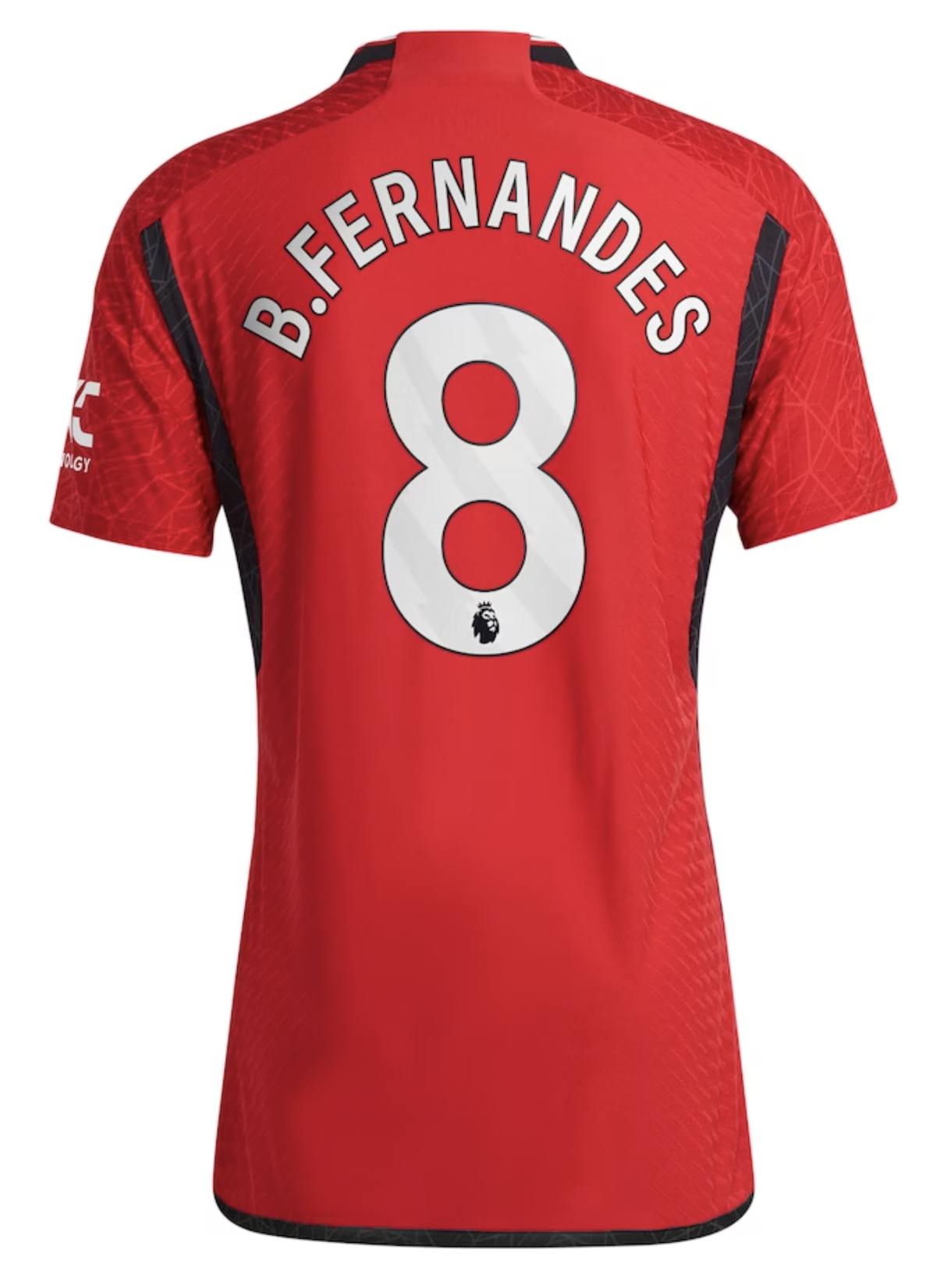 B.FERNANDES #8 Manchester United 23/24 Authentic Men's Home Shirt - PL Font