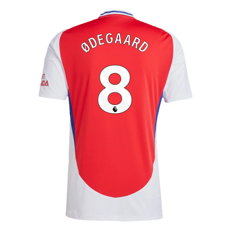 ØDEGAARD #8 Arsenal 24/25 Stadium Men's Home Shirt - PL Font