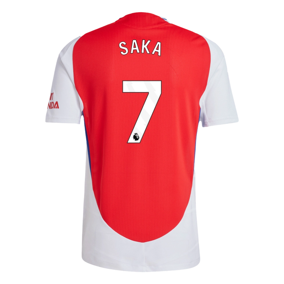 SAKA #7 Arsenal 24/25 Authentic Men's Home Shirt - PL Font