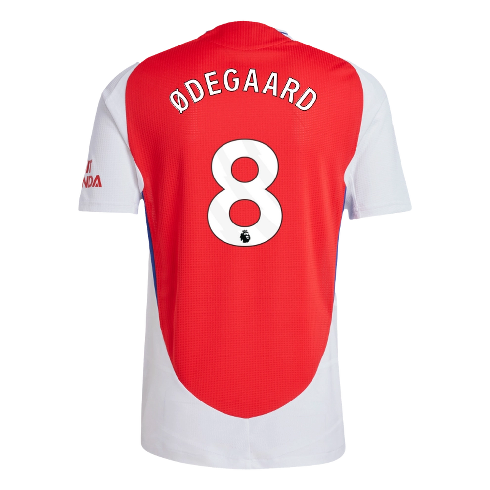 ØDEGAARD #8 Arsenal 24/25 Authentic Men's Home Shirt - PL Font