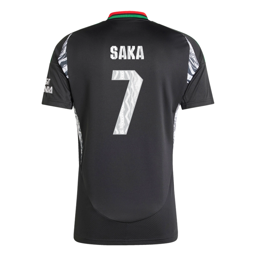 SAKA #7 Arsenal 24/25 Stadium Men's Away Shirt - Arsenal Font
