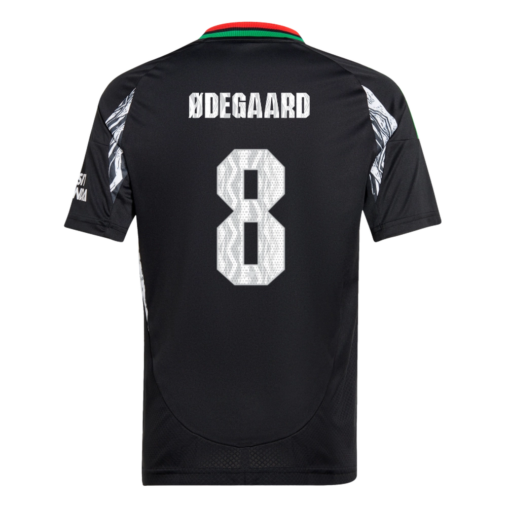 ØDEGAARD #8 Arsenal 24/25 Kid's Away Shirt and Shorts - Arsenal Font