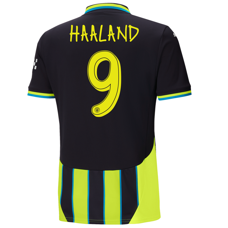 HAALAND #9 Manchester City 24/25 Stadium Men's Away Shirt - Man City Font