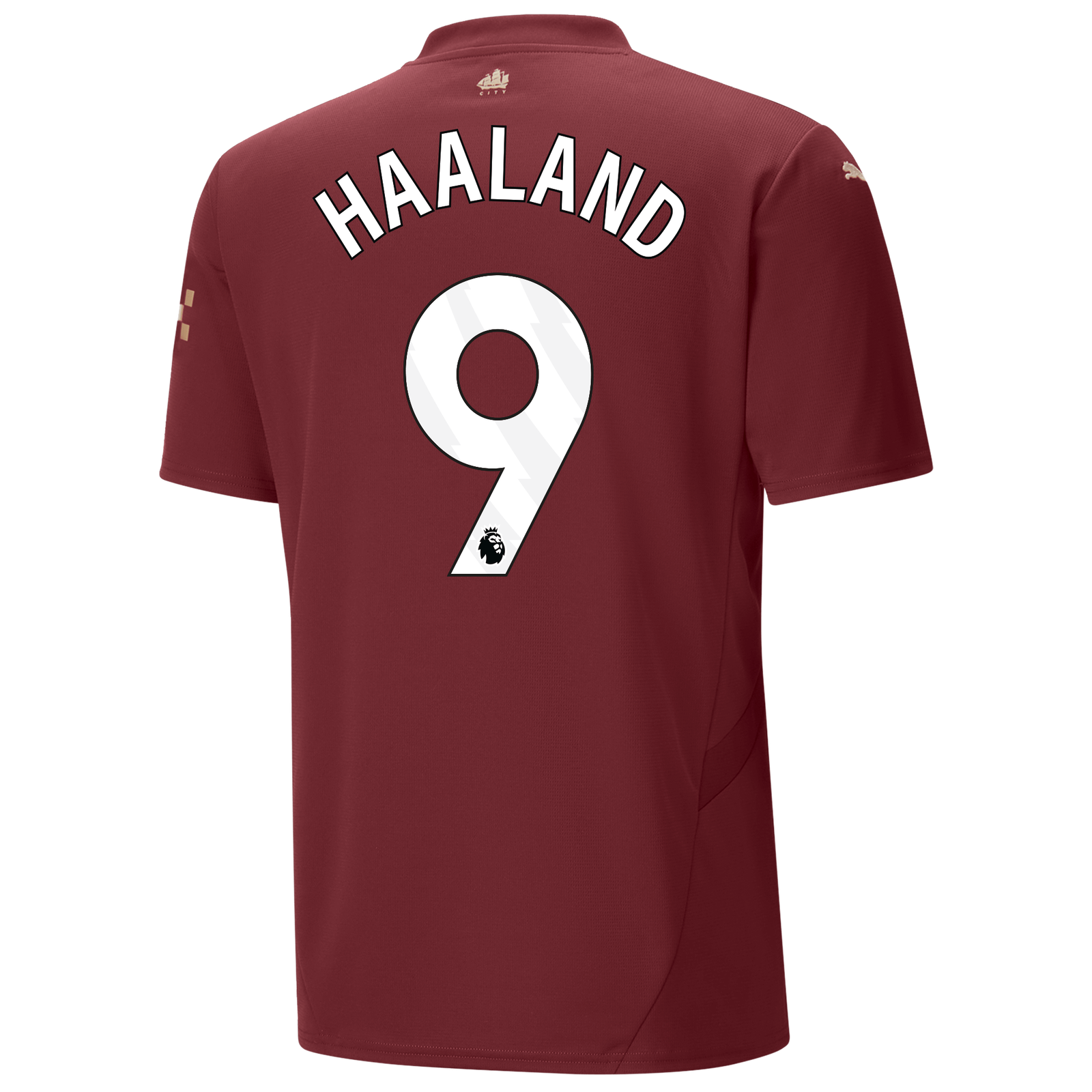 HAALAND #9 Manchester City 24/25 Stadium Men's Third Shirt - PL Font