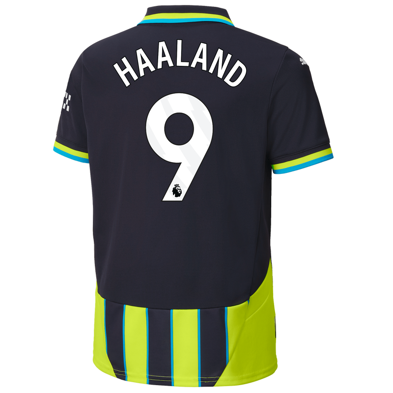 HAALAND #9 Manchester City 24/25 Kid's Away Shirt and Shorts - PL Font
