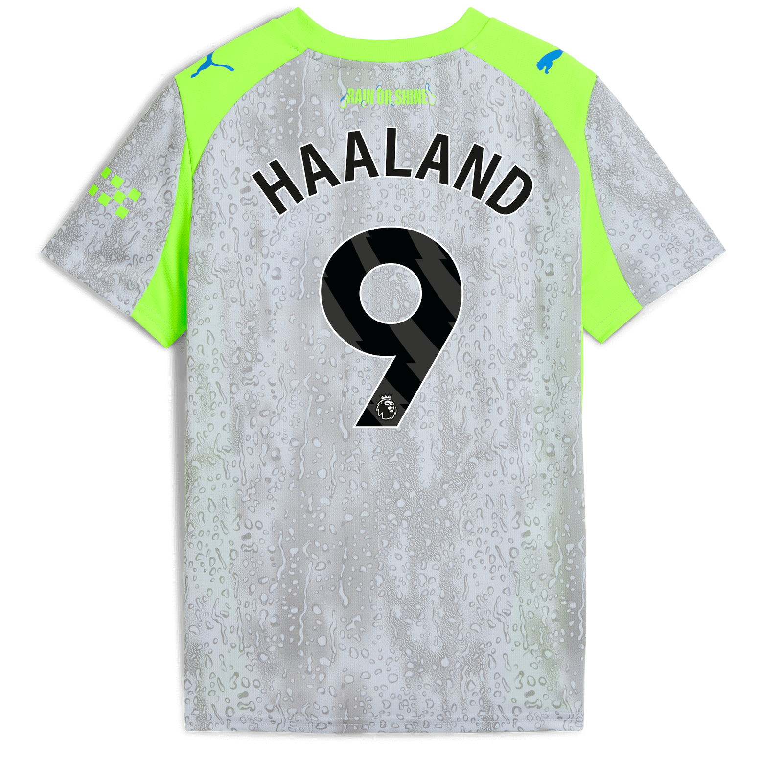 HAALAND #9 Manchester City 25/26 Stadium Men's Third Shirt - PL Font