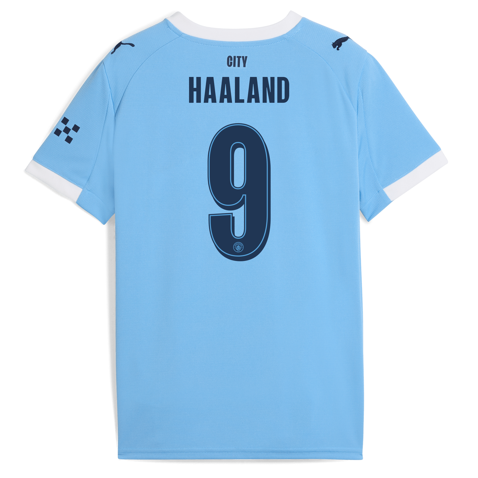 HAALAND #9 Manchester City 25/26 Authentic Men's Home Shirt - City Font