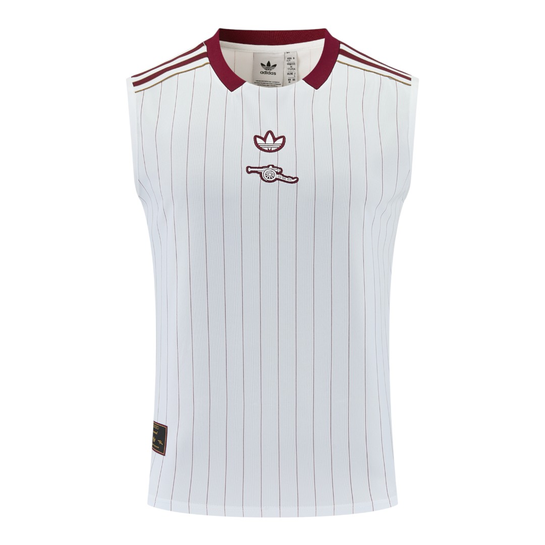Arsenal 25/26 Men's White Icon Tank Top