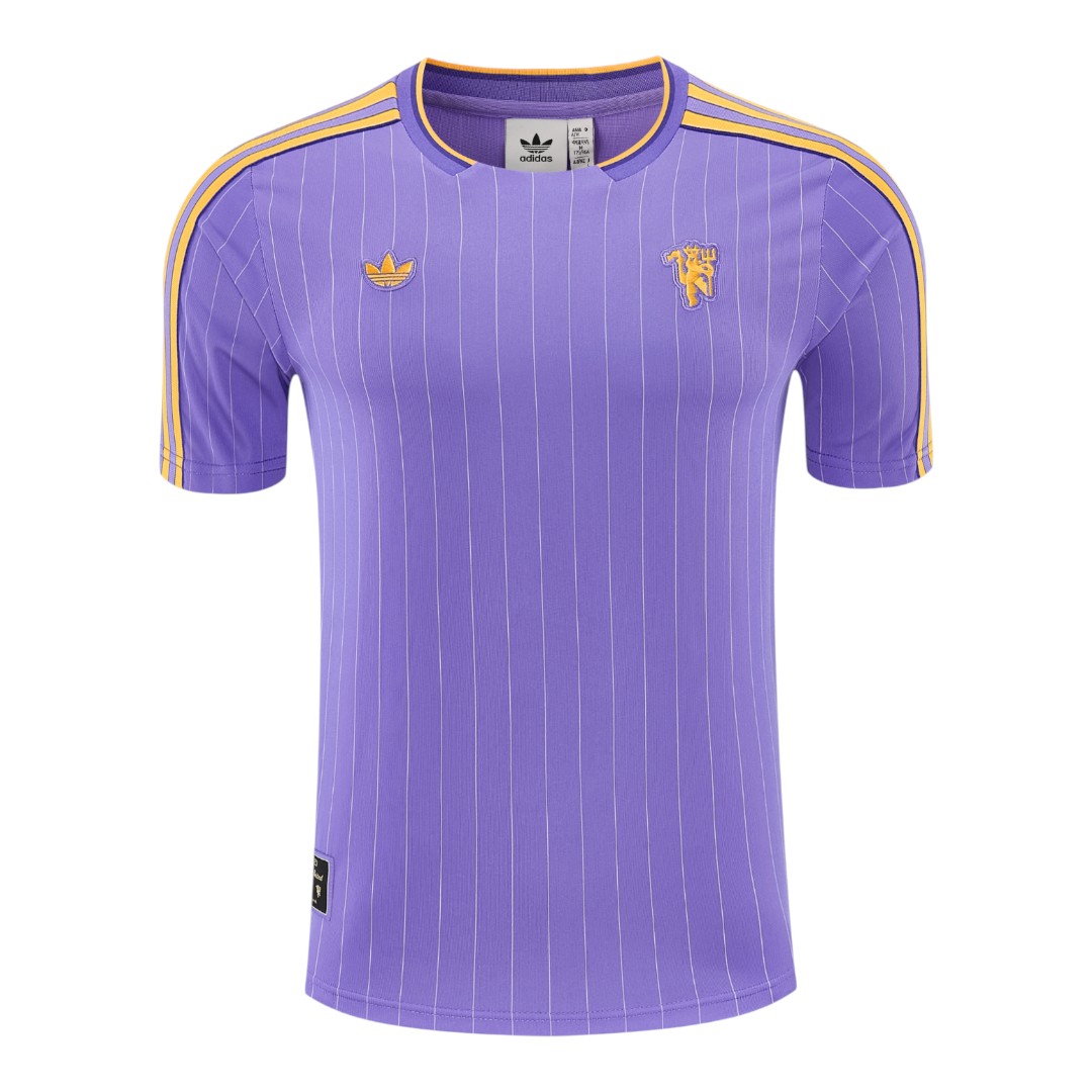 Manchester United 25/26 Men's Purple Terrace Icon Shirt