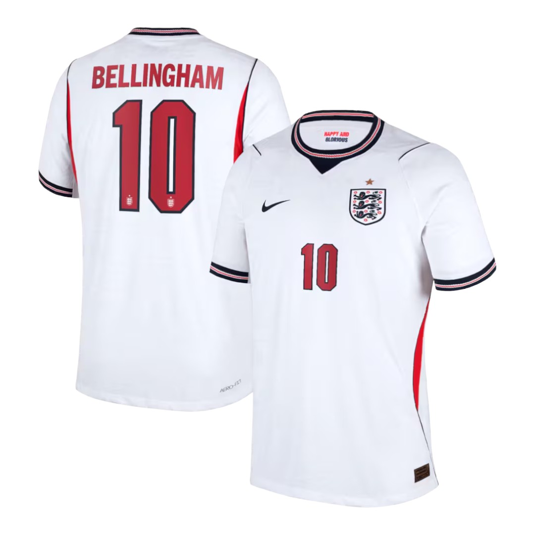 BELLINGHAM #10 England 2026 Authentic Men's Home Shirt