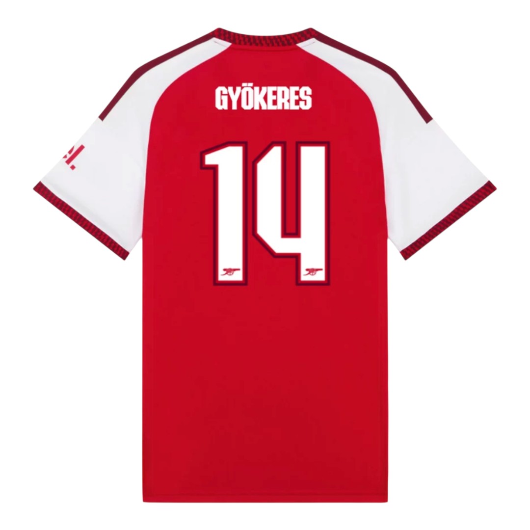 GYÖKERES #14 Arsenal 26/27 Stadium Men's Home Shirt - Club Font
