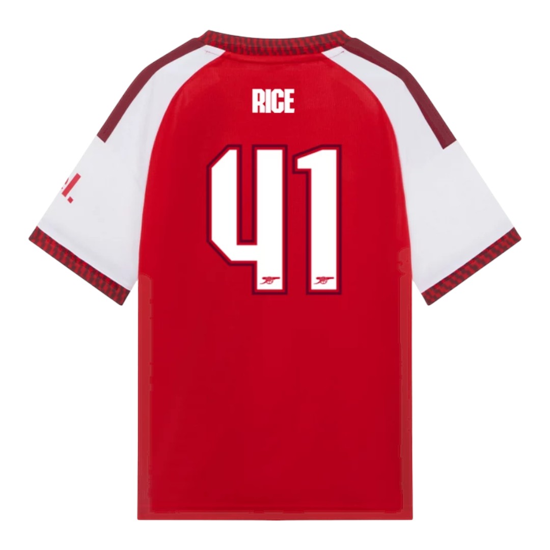 RICE #41 Arsenal 26/27 Kid's Home Set - Club Font