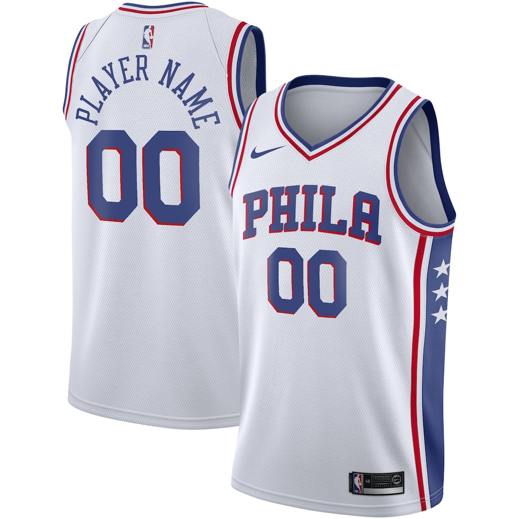 Philadelphia 76ers 26/27 Men's Swingman Custom Jersey - Association