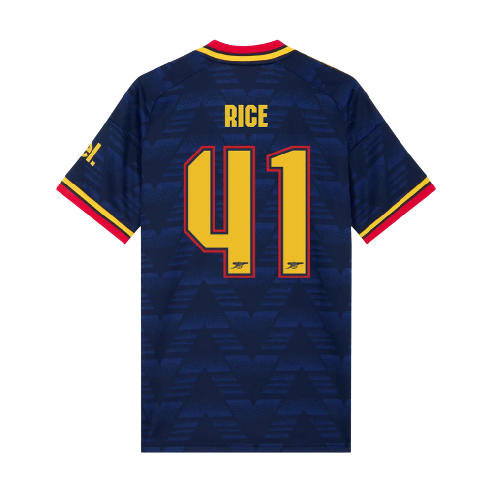 RICE #41 Arsenal 26/27 Stadium Men's Away Shirt - Club Font