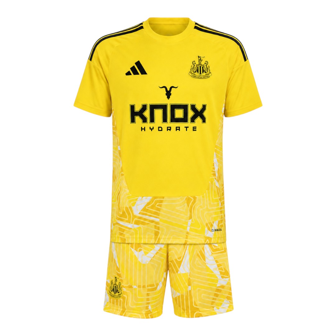 Newcastle United 26/27 Kid's Yellow Goalkeeper Set