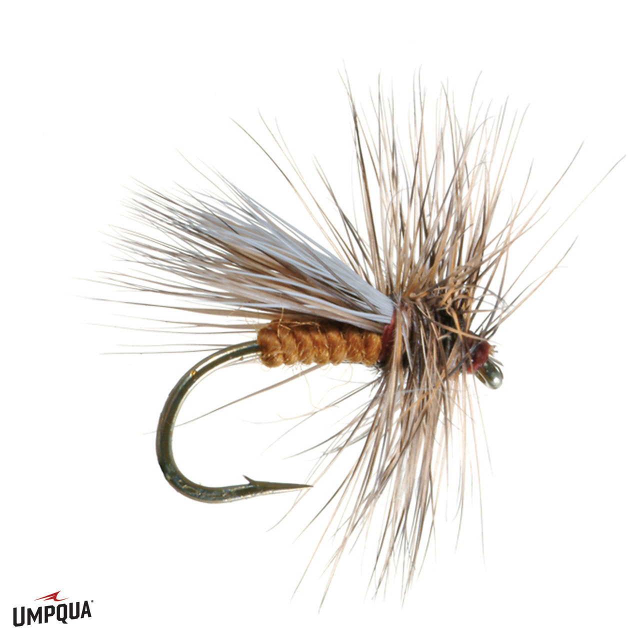 D-2 EC Caddis Dry Flies – 1 Dozen (12 Flies) – Assorted Colors & Sizes For Trout Nymphs