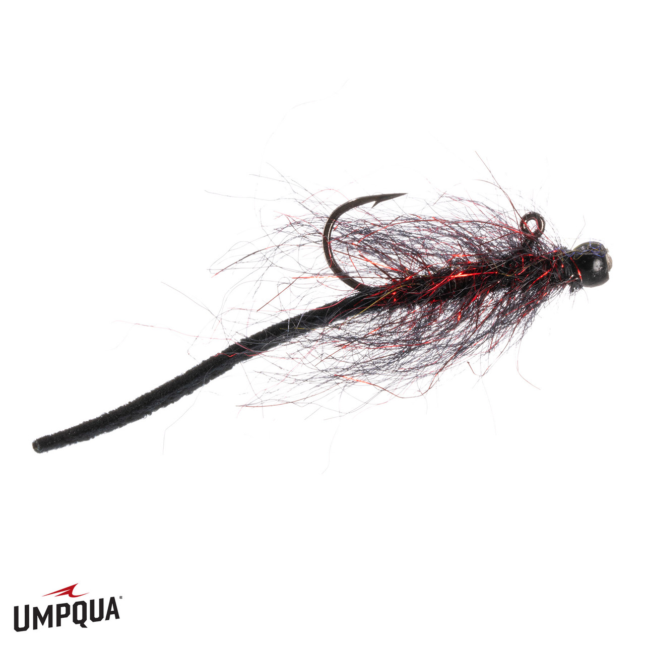 bass fishing leech hooks Balanced Leather heavy bead Beck's Egg Sucking Squirmy Leech