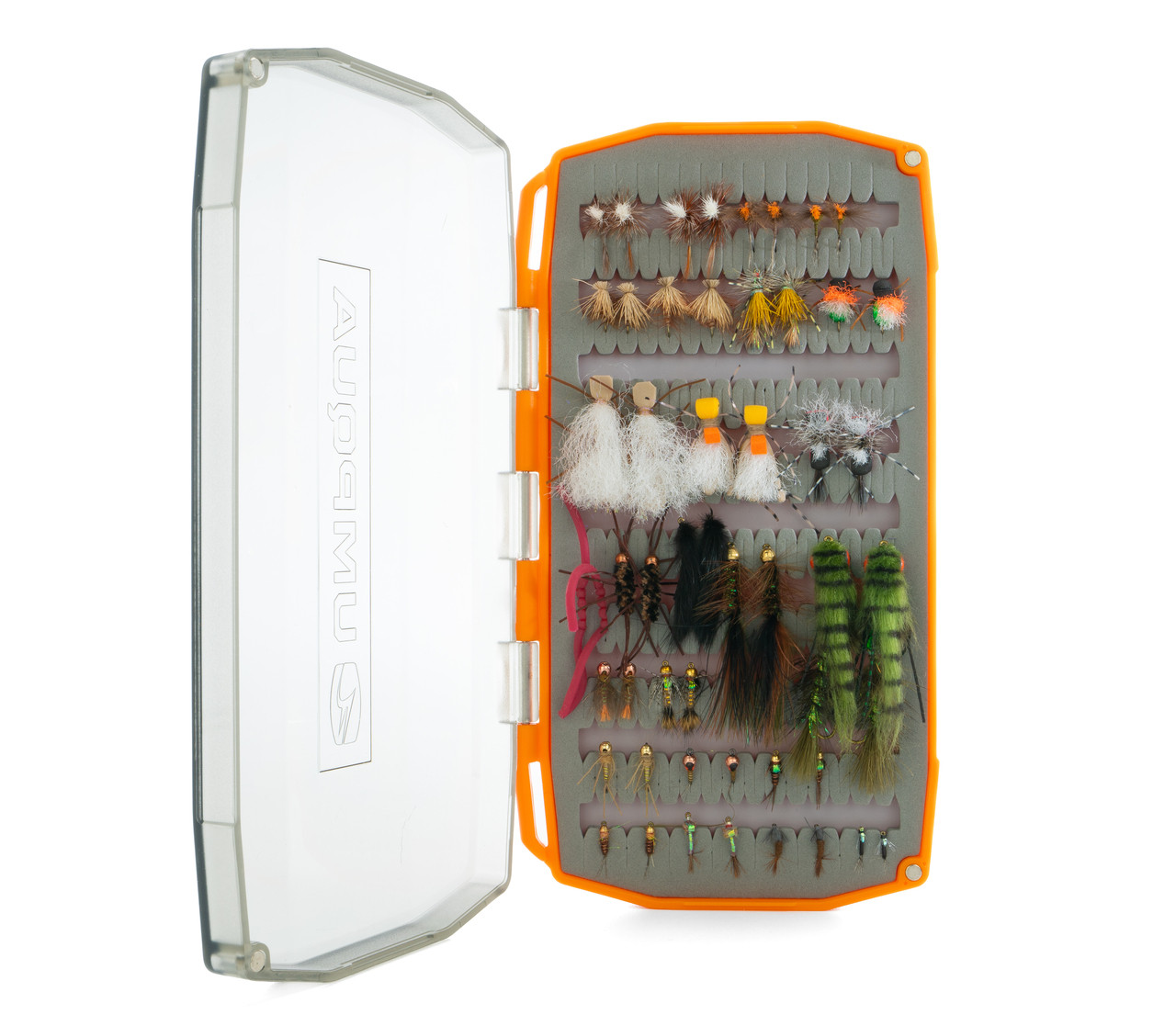 assortment of trout lures Fly Box Creme Lure Trout hard bait kit contains five hard baits in an assortment of colors Mepps Lure Assortment Trouter Kit,