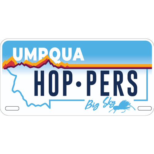 STICKER LICENSE PLATE MT HOPPER