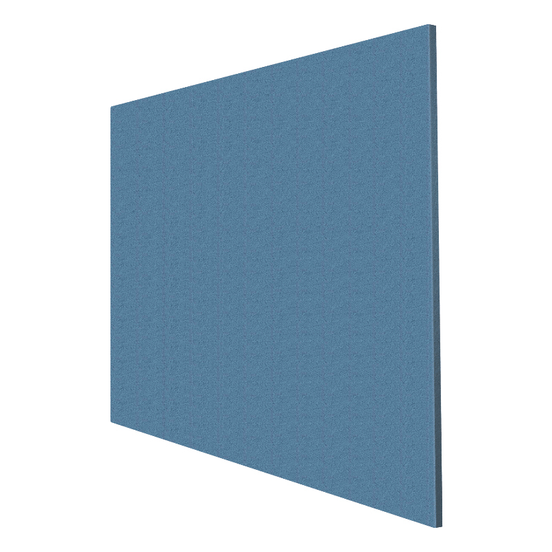 ASI Acoustical Fabric Panel – 1" Thick — Wedgewood / 2'H x 6'W