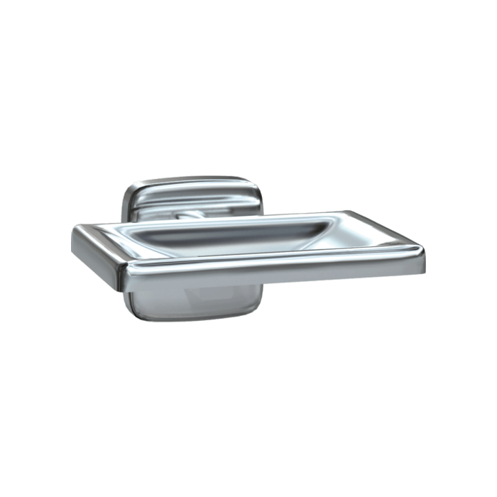 ASI Soap Dish - Surface Mounted - 7320-B/7320-S — Bright Stainless Steel