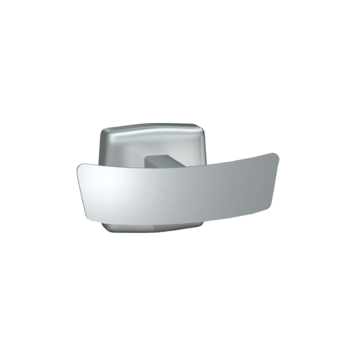 ASI Robe Hook - Double - Surface Mounted - 7345-B/7345-S — Bright Stainless Steel