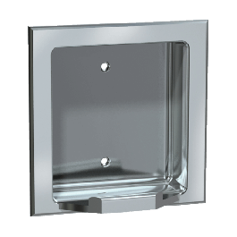 ASI Soap Dish - Stainless Steel - Recessed Dry Wall - 7404-BD/7404-SD — Satin Stainless Steel
