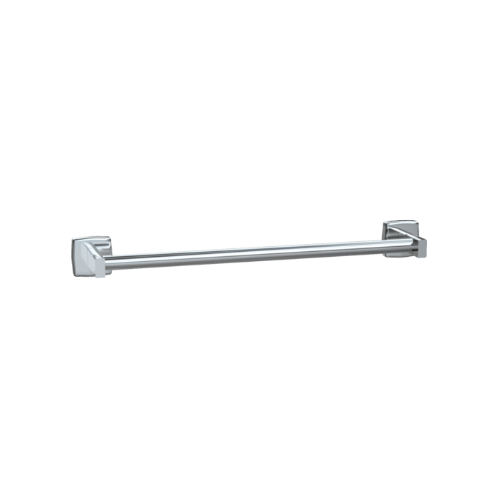 ASI Towel Bar - Round - Surface Mounted - 7355 Series — 30" / Satin Stainless Steel