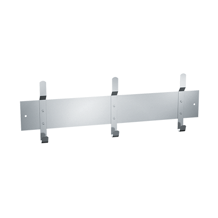 ASI Utility Hook Strip - Surface Mounted - 1307 Series — 26" (3 Hooks)