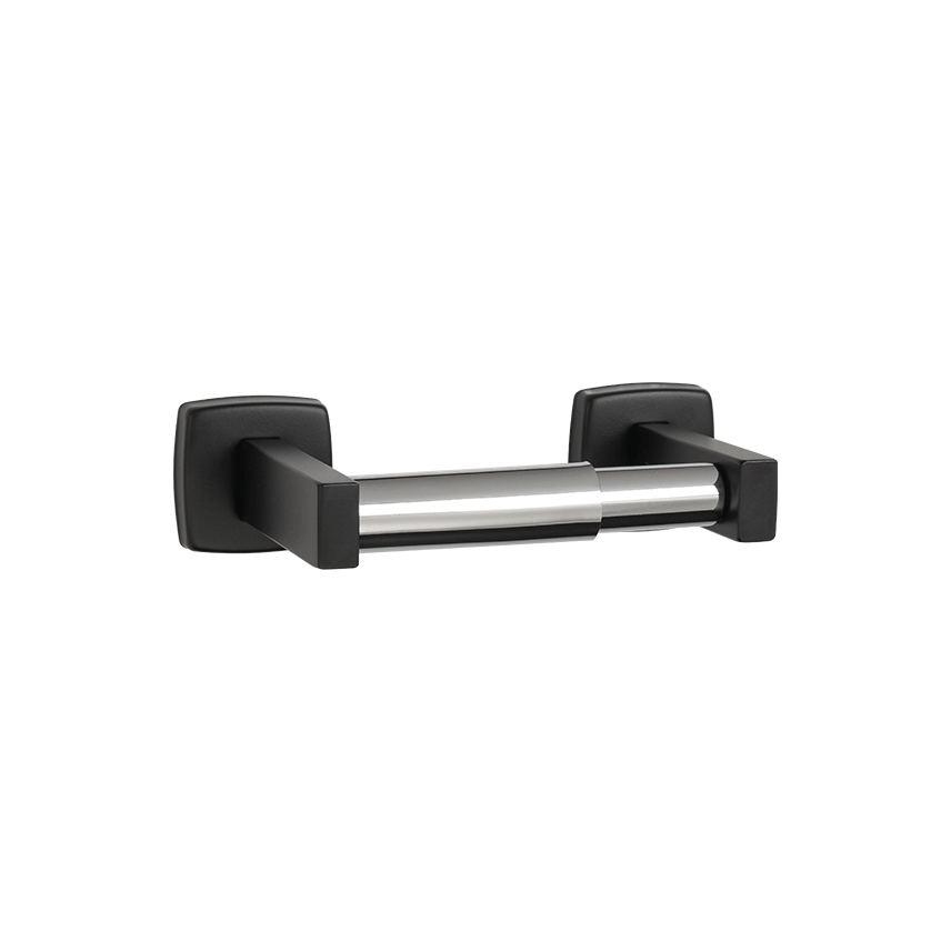 ASI Toilet Tissue Holder - Single - Surface Mounted - 7305-B/7305-S/7305-41 — Matte Black