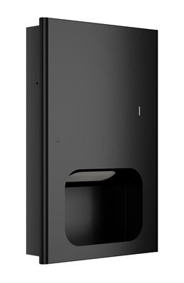 Bradley Elvari Surface-Mounted & Recessed Towel Dispenser — Brushed Black