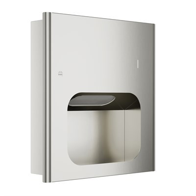 Bradley Elvari Surface-Mounted & Recessed Towel Dispenser — Brushed Stainless