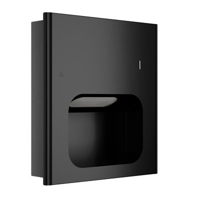 Bradley Elvari Surface-Mounted & Recessed Towel Dispenser — Brushed Black