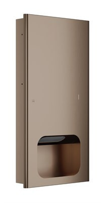 Bradley Elvari Surface-Mounted & Recessed Towel Dispenser — Brushed Bronze
