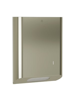 Bradley Elvari Surface Mounted Towel Dispenser - Medium Cap — Brushed Nickel
