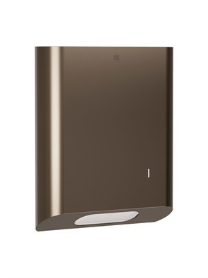 Bradley Elvari Surface Mounted Towel Dispenser - Medium Cap — Brushed Bronze