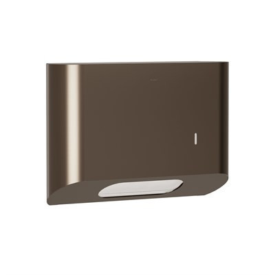 Bradley Elvari Surface Mounted Towel Dispenser - Small Cap — Brushed Bronze