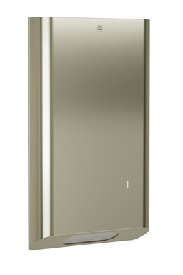 Bradley Elvari Surface Mounted Towel Dispenser - Large Cap — Brushed Nickel