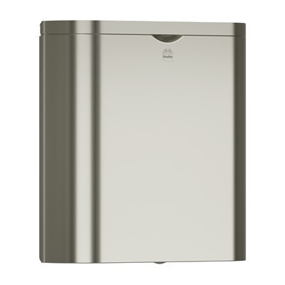 Bradley Elvari Napkin Disposal, Stainless, Surface Mounted — Brushed Nickel