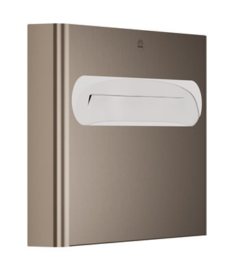 Bradley Elvari Seat Cover Dispenser, Surface Mtd, Medium Capacity — Brushed Bronze