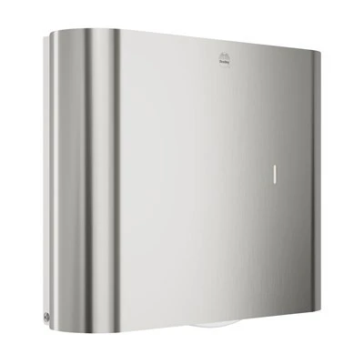 Bradley Elvari Jumbo Roll Toilet Paper Dispenser — Brushed Stainless