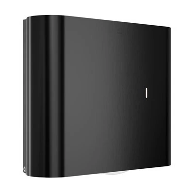 Bradley Elvari Jumbo Roll Toilet Paper Dispenser — Brushed Black