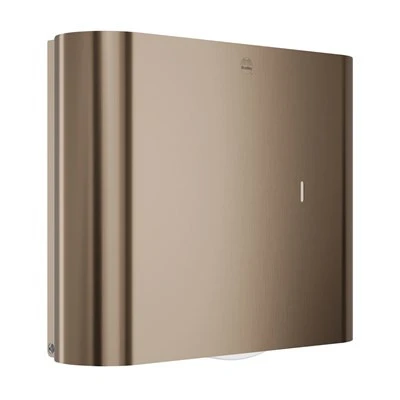 Bradley Elvari Jumbo Roll Toilet Paper Dispenser — Brushed Bronze