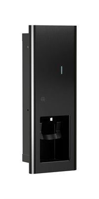 Bradley Liquid Soap/Gel Sanitizer Dispenser, 40oz, Recessed — Brushed Black