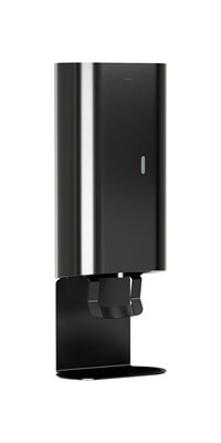 Bradley Elvari Foam Soap Dispenser - 40oz - Surface, Drip Tray — Brushed Black