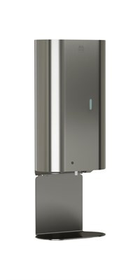 Bradley Elvari Sensor Sanitizer Dispenser, 40oz, Surface — Brushed Stainless