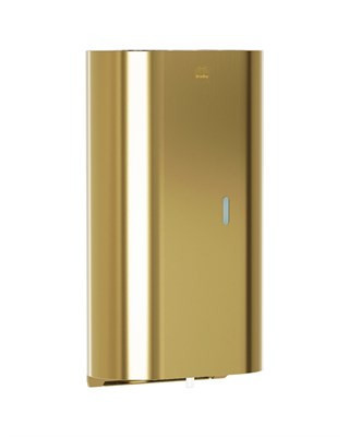 Bradley Elvari Foam Soap Dispenser, Sensor, 40oz, Surface — Brushed Brass