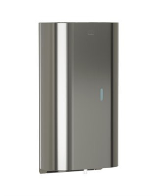 Bradley Elvari Sanitizer Dispenser - Sensor, 40oz, AC Plug — Brushed Stainless
