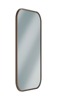 Bradley Elvari Frame Mirror, 18x30 — Brushed Bronze